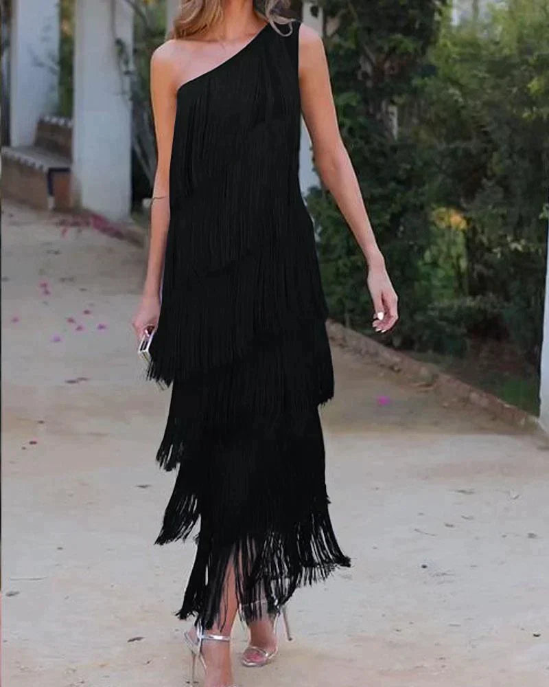 Valeria™ | Boho Dress with Fringes
