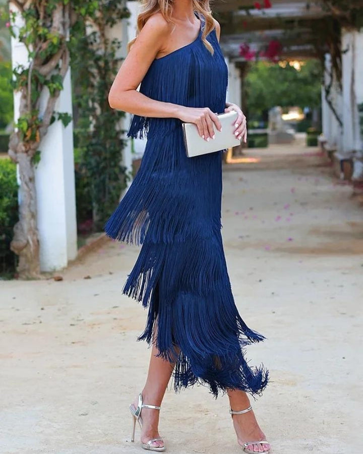 Valeria™ | Boho Dress with Fringes