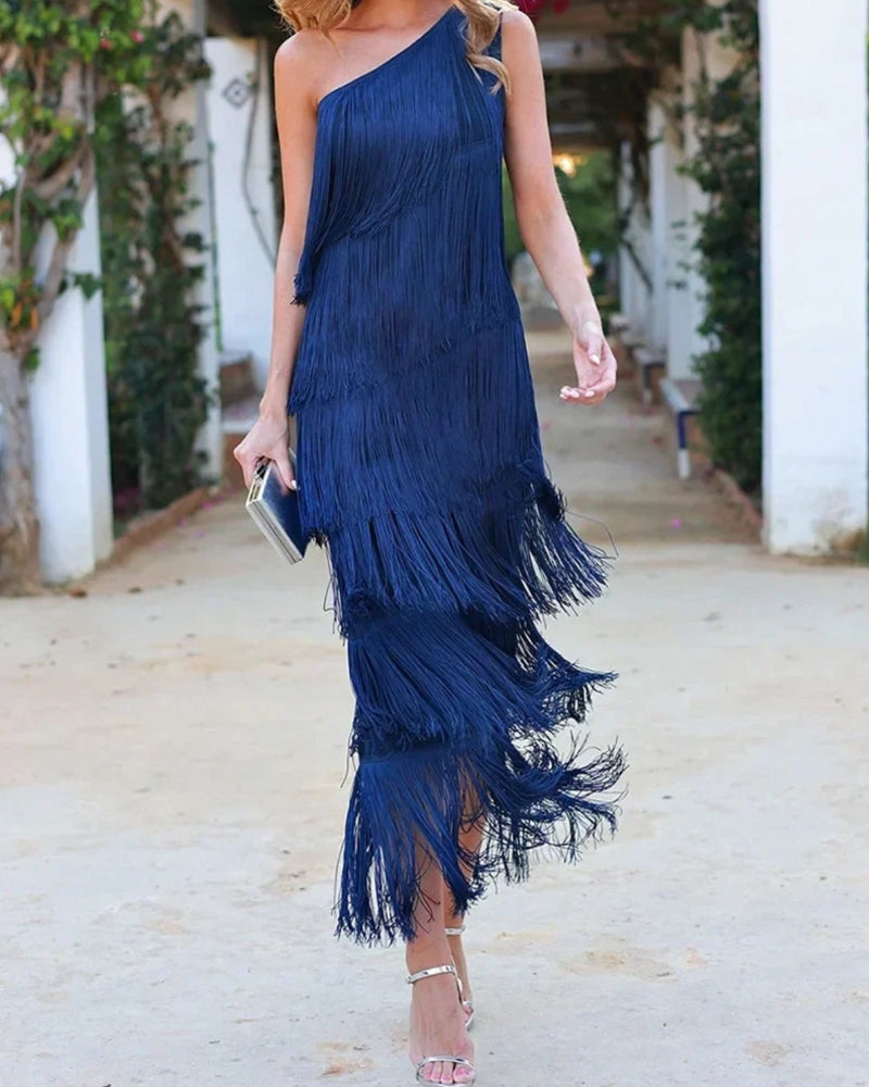 Valeria™ | Boho Dress with Fringes