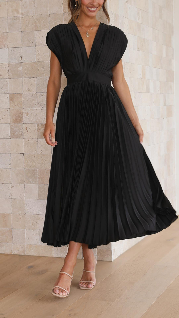 Maria | Elegant Pleated Dress