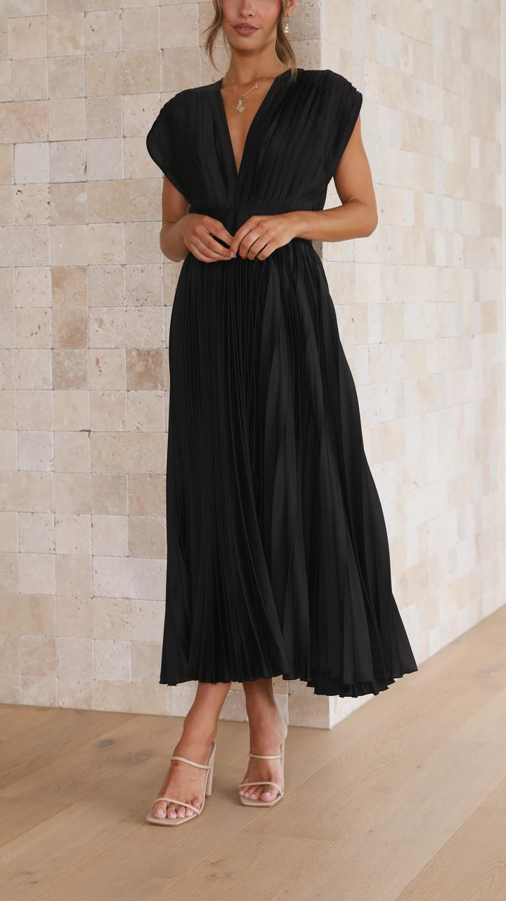 Maria | Elegant Pleated Dress